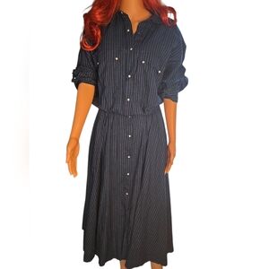 Zara Striped Long Maxi Dress